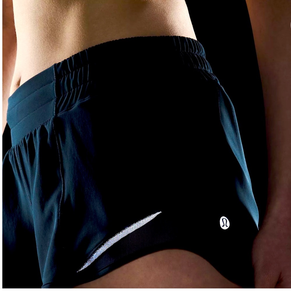 Navy blue Lulu lemon running shorts